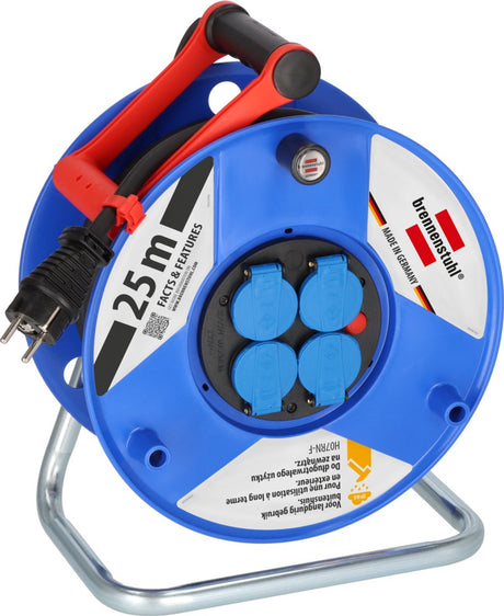 Brennenstuhl garant ip44 kabelhaspel voor nijverheid bouw 25m h07rn-f 3g2,5 *fr*