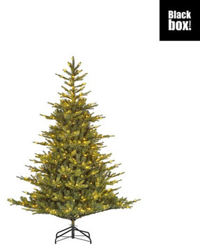 Black box grimshaw x-mas tree led green 260l tips 1564 with timer dimmer - h185xd132cm