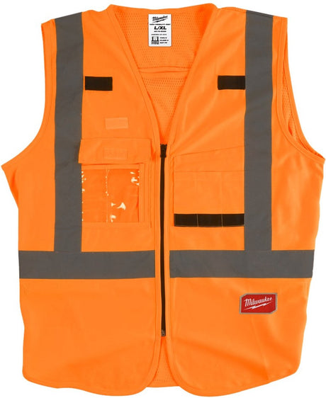 Milwaukee hi-vis veiligheidshesje klasse 2 oranje - 2xl 3xl - 4932471894