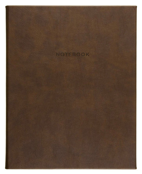 Eccolo notitieboek - brown - lijn - ca.20x25cm - ec-d506m