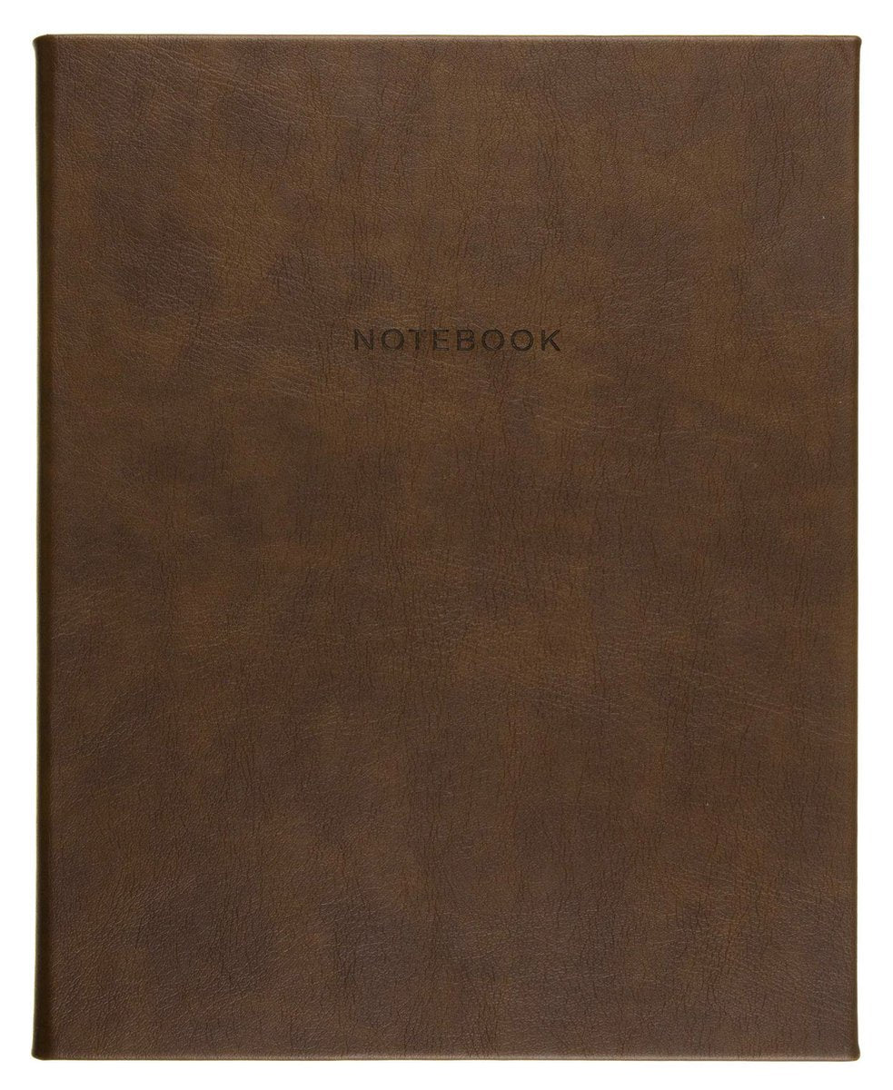Eccolo notitieboek - brown - lijn - ca.20x25cm - ec-d506m