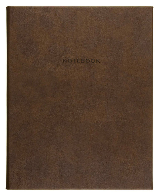 Eccolo notitieboek - brown - lijn - ca.20x25cm - ec-d506m