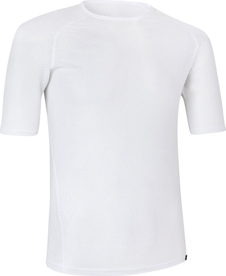 Gripgrab - ultralight mesh korte mouw base layer zomer fiets ondershirt polygiene zweethemd - wit - heren - maat m
