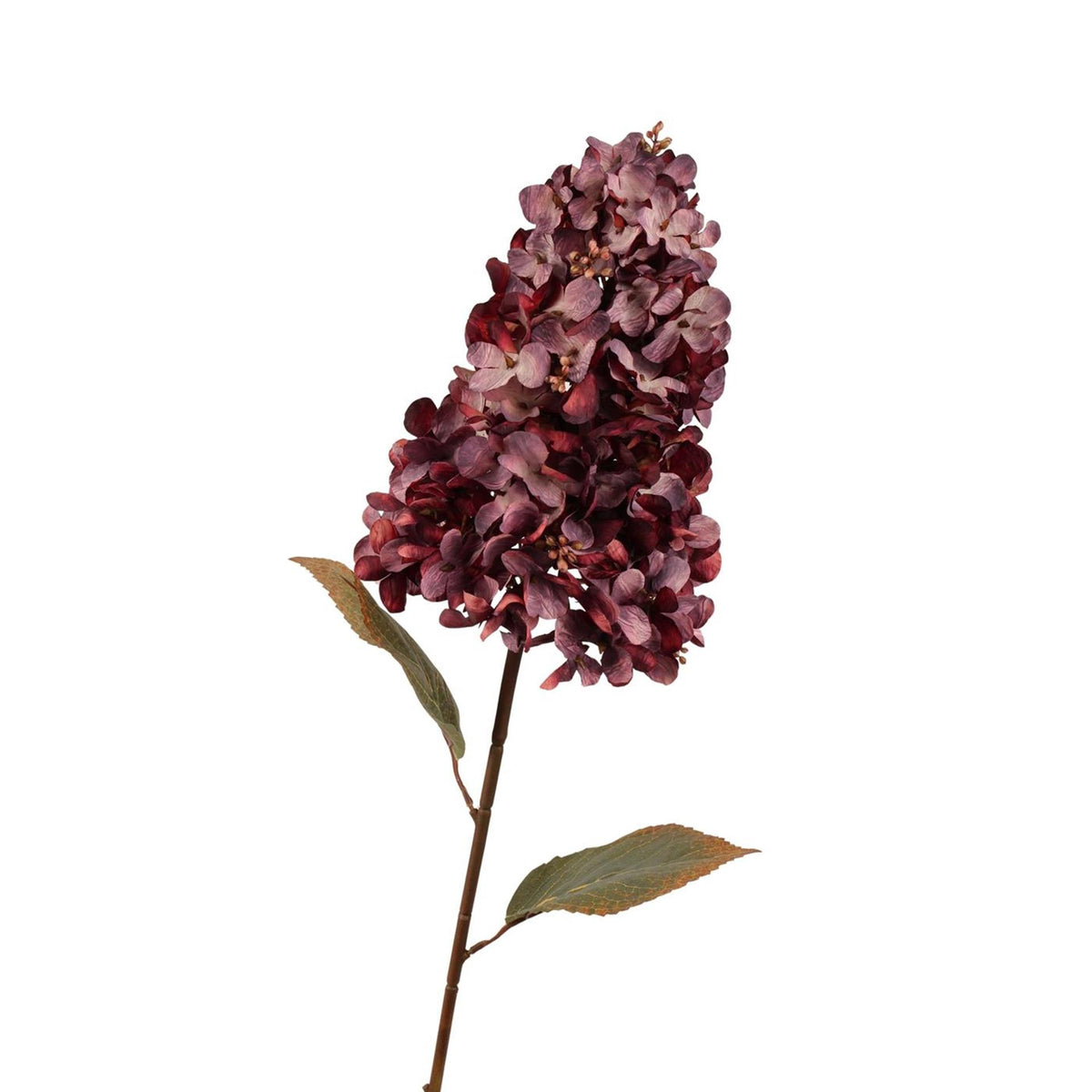 Roberts collection kunstbloem hortensia 82cm bordeaux