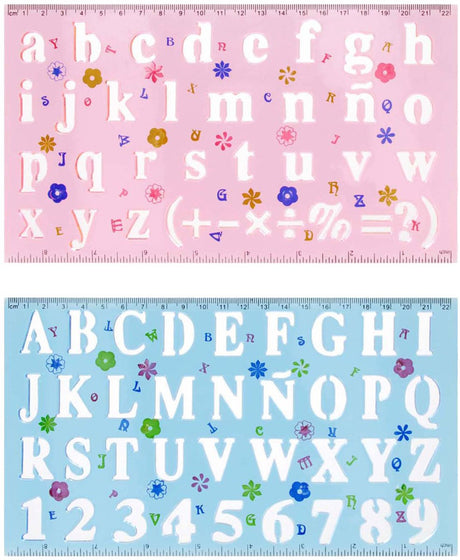 Euro-trade limited liability plastic tekensjabloon cijfers letters