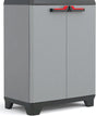 Keter stilo lage kast - 1 plank - 68x39x90cm - donkergrijs zwart