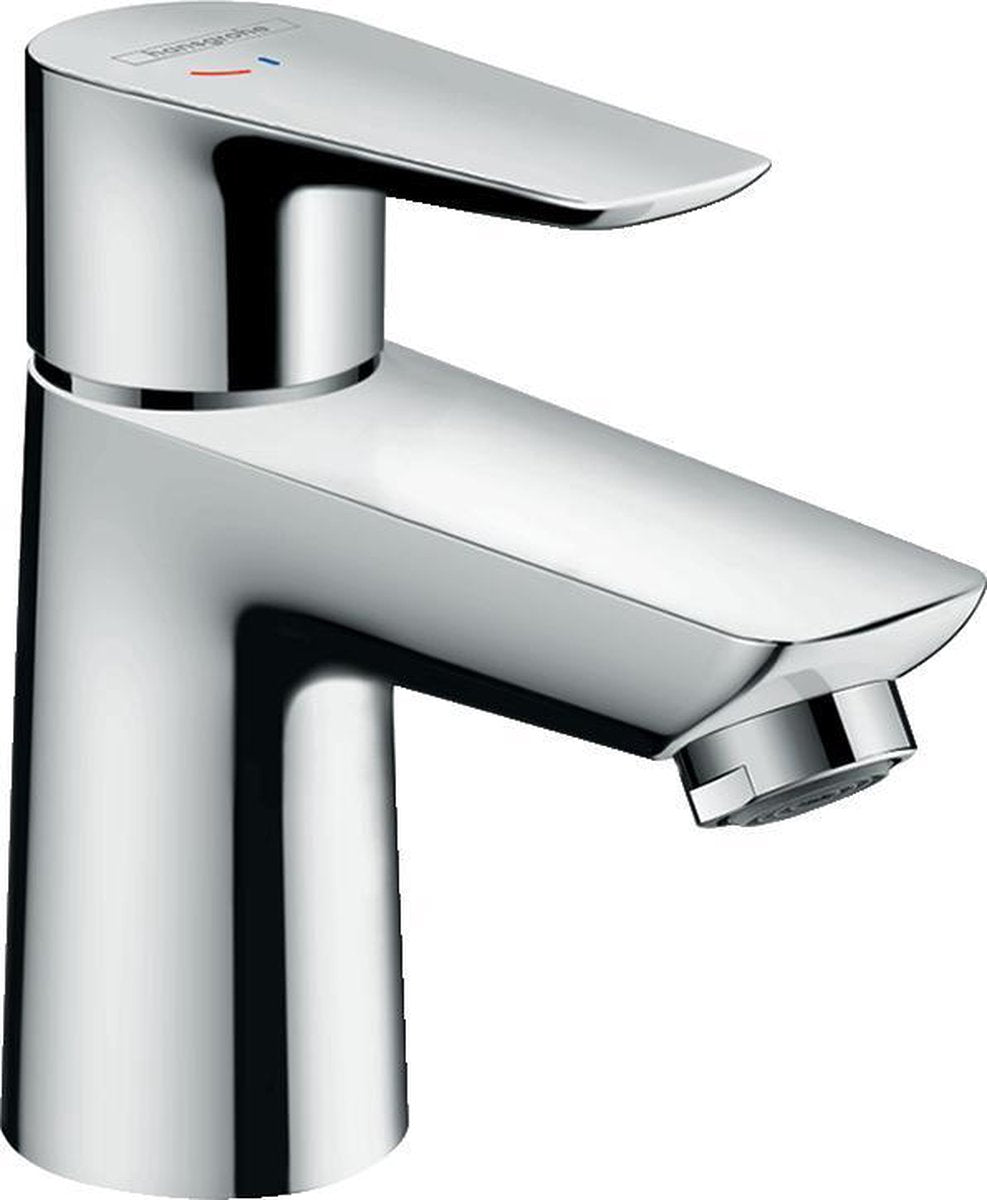Hansgrohe talis e - wastafelmengkraan - ééngreeps bediening - coolstart energiebesparend - zonder waste - 80mm maat - chroom