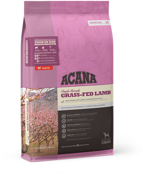 Acana hondenvoer - grasgevoerd lam monoproteïne - 11.4kg, geschikt voor volwassen honden