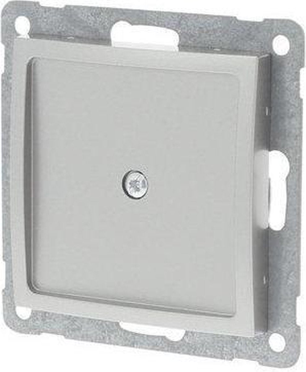 Smartwares s2 inbouw blindplaat - rvs