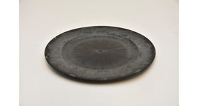 Plat bord rond grijs 20x2cm