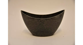 Ovale pot grijs 20x9x11cm