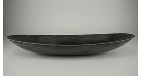 Schaal ovaal grijs 50x22x7cm
