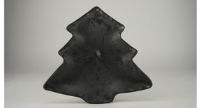 Tray kerstboom grijs 21x19x2cm