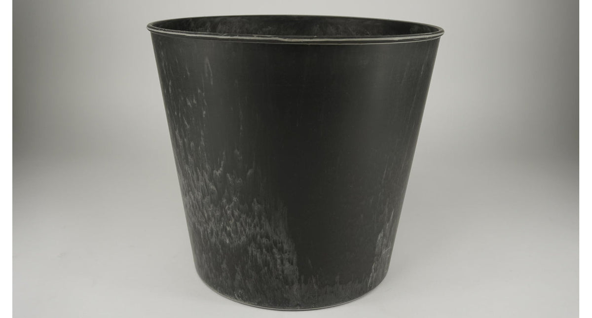 Pot rond grijs d27 h25cm