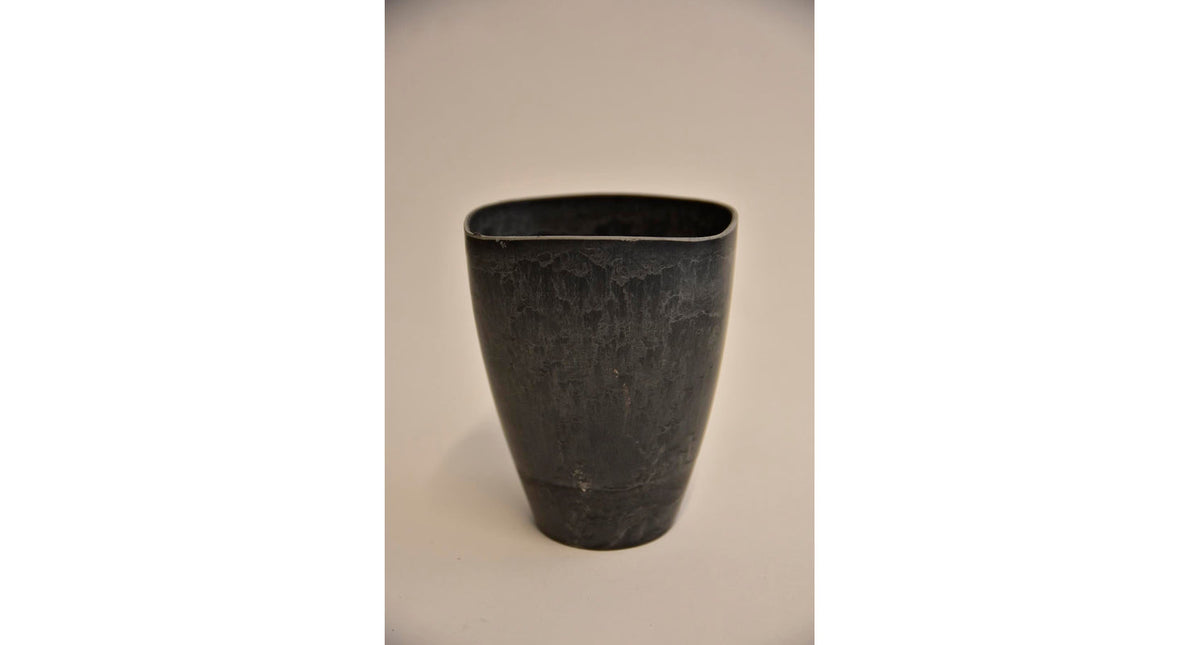 Orchideepot grijs middel 13x13x16,5cm