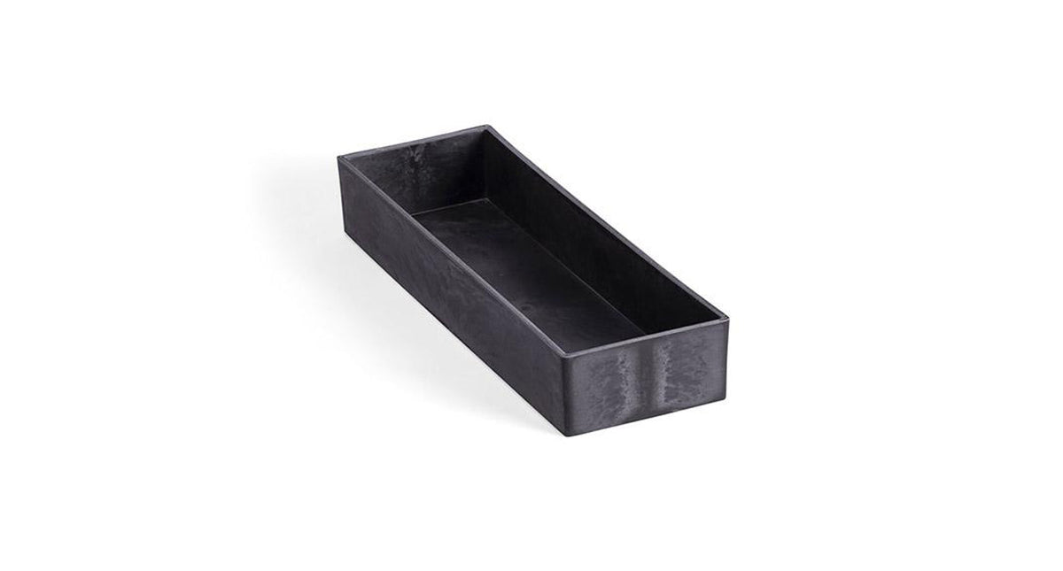 Tray rechthoek grijs 42x10,5x5cm