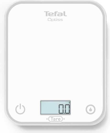 Tefal optiss bc50u0 - digitale keukenweegschaal - wit - compact - max. 5 kg - precisie weegschaal