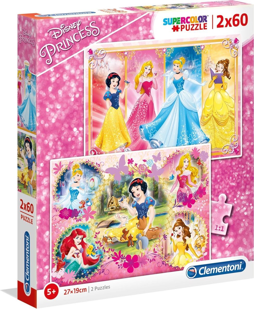 Clementoni pzl 2x60 princess