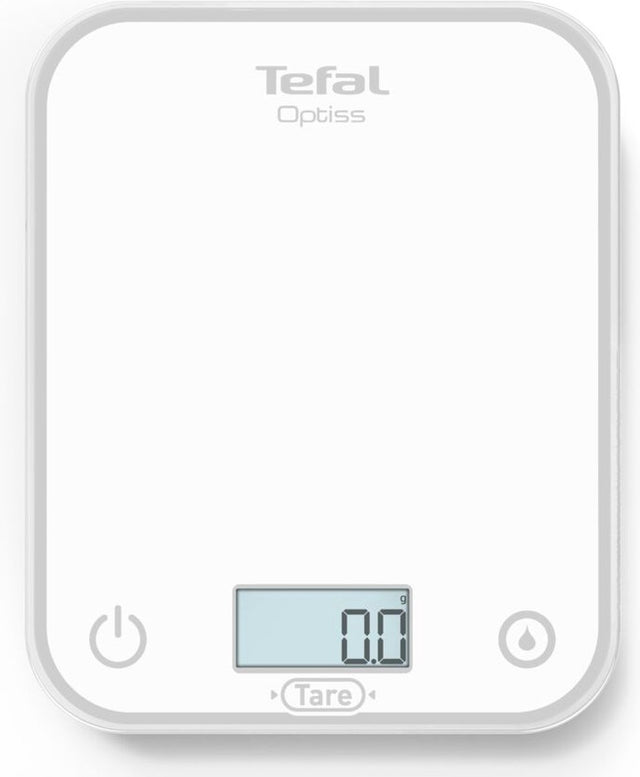 Tefal optiss bc50u0 - digitale keukenweegschaal - wit - compact - max. 5 kg - precisie weegschaal