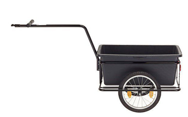 Roland Roland Boy Bicycle Trailer Plastová ocel 90L černá