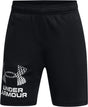 Under armour ua tech logo shorts jongens sportbroek - zwart