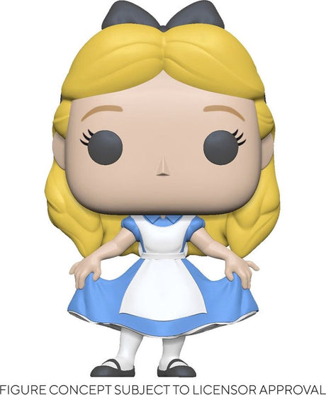Funko alice in wonderland verzamelfiguur disney pop! alice curtsying 9 cm multicolours