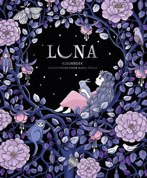 Bbnc uitgevers luna - maria trolle - kleurboek voor volwassenen