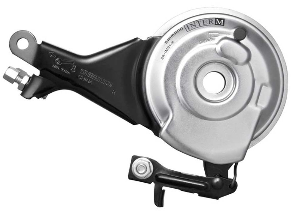 Shimano Rollerbrake Remoplaat IM31 an der Rückseite