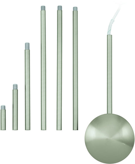 Eglo extention - hanglamp kabel verlengstuk - nikkel-mat