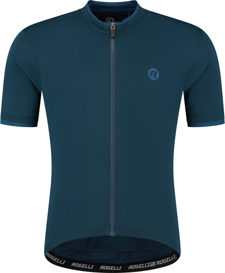 Rogelli essential fietsshirt - korte mouwen - heren - blauw - maat xxl