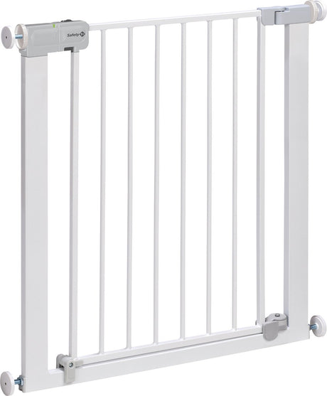 Safety 1st auto close traphekje - 73 t m 80 cm - uitbreidbaar - klembevestiging - metal white