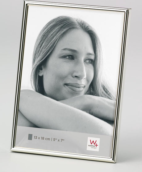 Walther design chloe - fotolijst - fotoformaat 9 x 13 cm - zilver