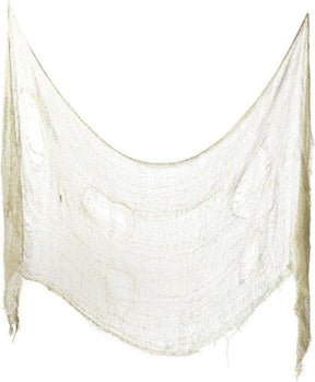 Smiffys - creepy cloth halloween decoratie - creme