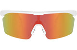 Trivio - fietsbril noa wit revo rood met extra transparante lens