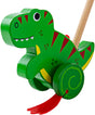 Bigjigs duwstok - dino - t-rex