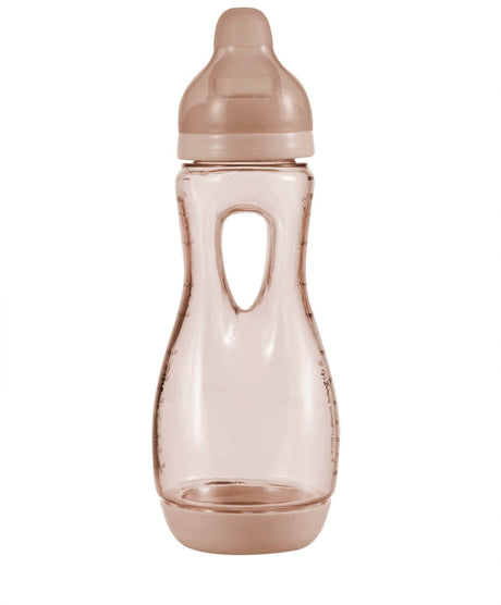 Difrax babyfles handgreep - 240 ml - bruin - 1 stuk - anti koliek