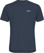 Jack wolfskin vonnan graphic t m heren outdoorshirt-midnight sky