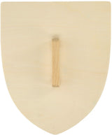 Playwood houten schild ridder speelgoed met handvat voor kinderen.