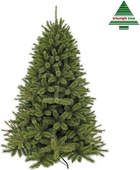 Triumph tree forest frosted pine x-mas tree green tips 1248 - h215xd140cm