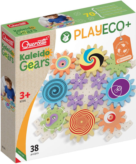 Quercetti constructiespeelgoed kaleido gears eco 38 delig
