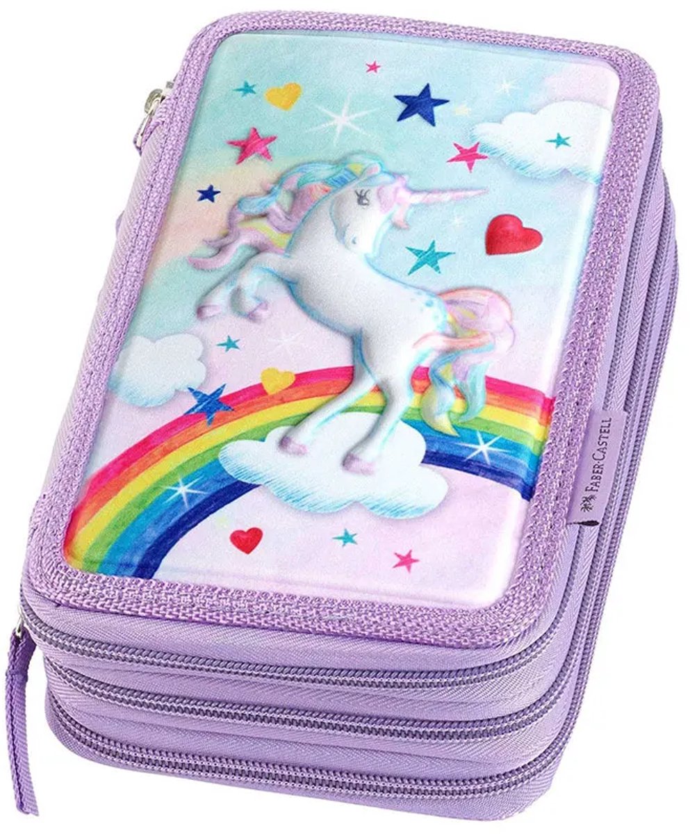 Faber-castell faber castell unicorn etui paars man