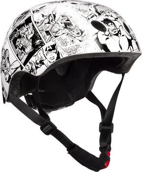 Marvel kinderfietshelm jongens comics fietshelm kinderen 52-56 cm wit
