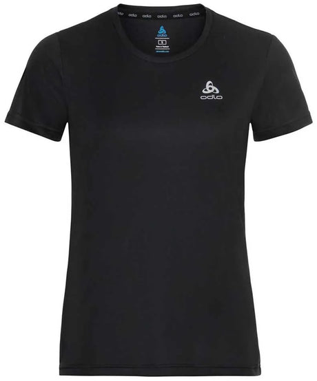 Odlo essential flyer hardloopshirt - vrouwen - zwart - m
