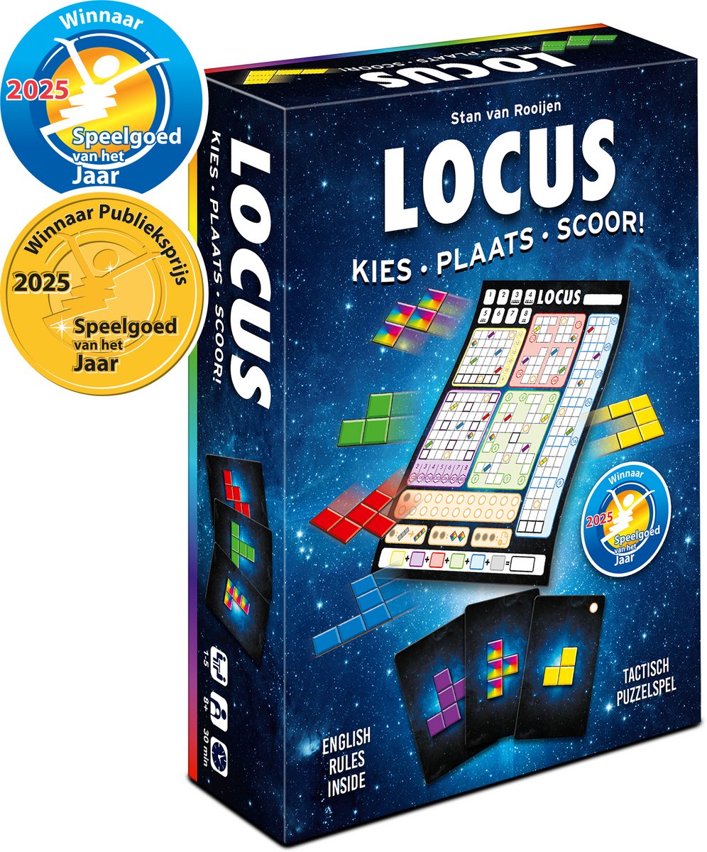 Tucker's fun factory locus - kaartspel - dubbel winnaar speelgoed van het jaar 2025