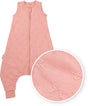 Meyco baby studio collection bow slaapoverall jumper - rose - 104cm - 2.0 tog