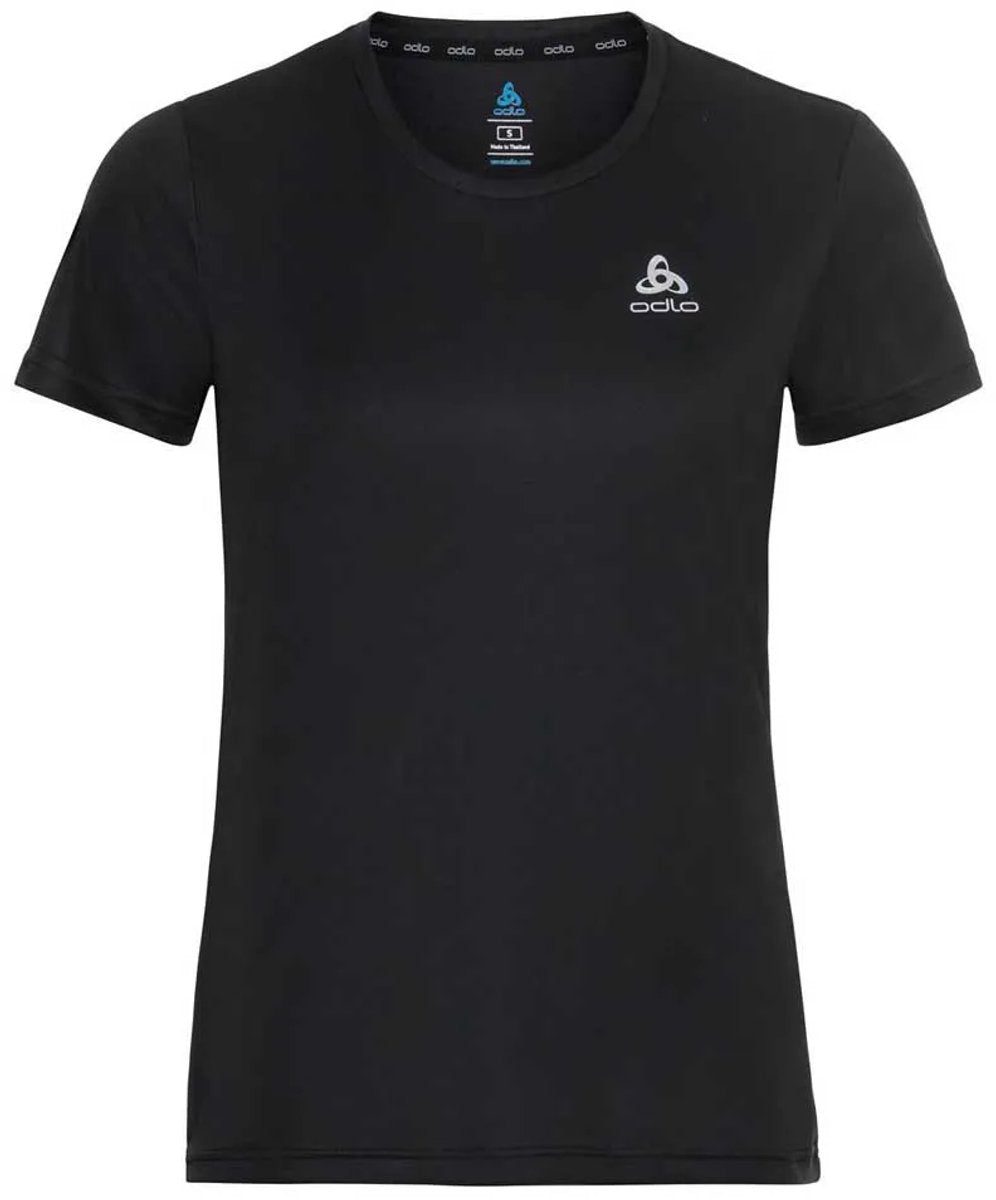 Odlo essential flyer hardloopshirt - vrouwen - zwart - xs