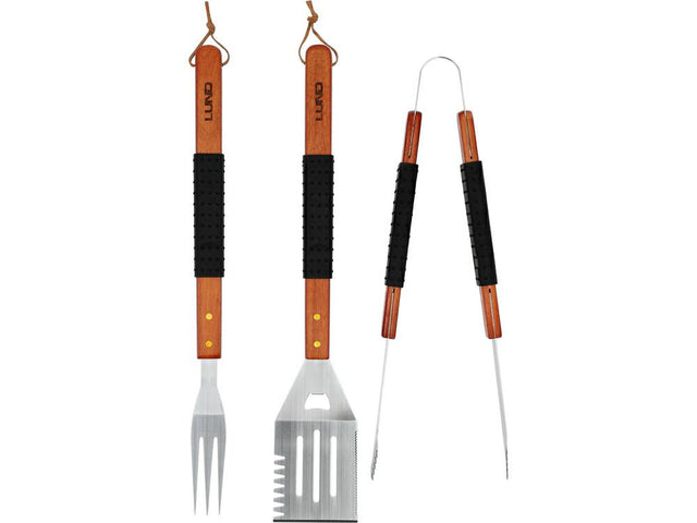 Lund barbecue set 3szt. hout, hand