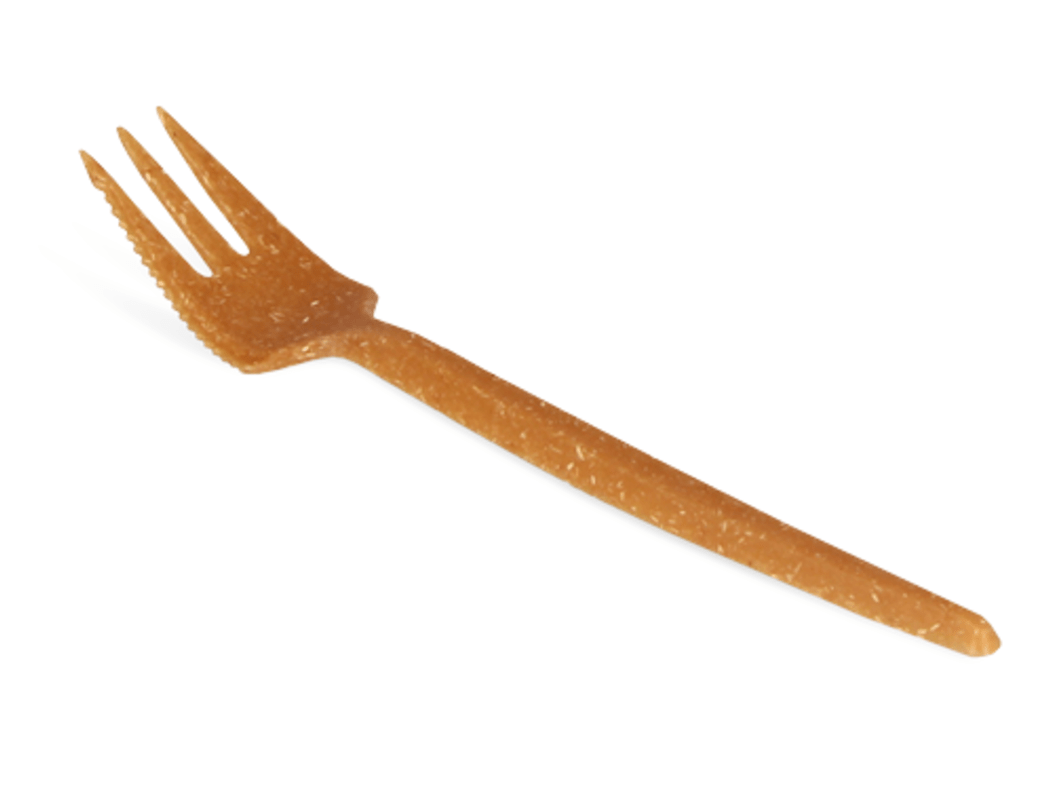 Takeaware snackvork met snijrand herbruikbaar 130 mm (250 stuks)