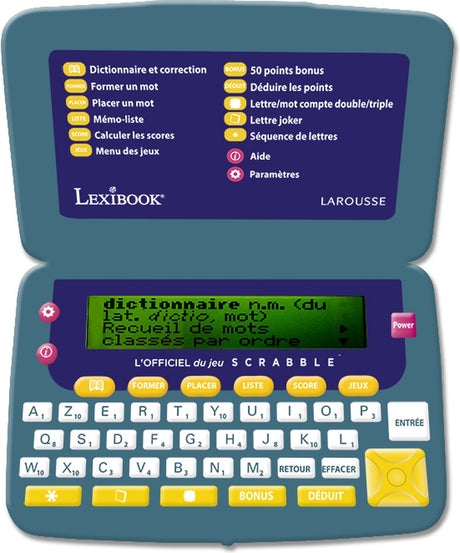 Lexibook scrabble officieel frans elektronisch woordenboek – nieuwe editie