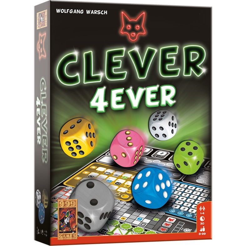 999Games Dobbelspel Clever 4ever 8-Piece (NL)